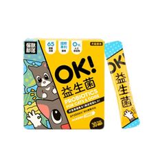 【毛豆寵物】怪獸部落 犬貓保健品  OK益生菌(30包)