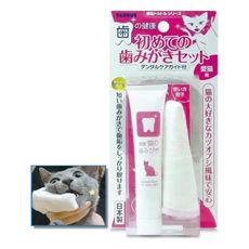【毛豆寵物】TAURUS 金牛座 貓用潔牙入門組 寵物專用牙膏 21g