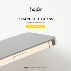 贈PD快充線+貼膜神器 hoda iPhone13 保護貼 透明細邊滿版 9h鋼化玻璃