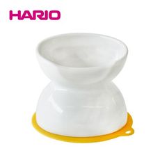 HARIO 小型犬專用潔淨白雙面磁碗 白色 /  天空藍 / 櫻花粉(三色可選)