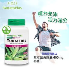 美國NaturesPlus 天然佳 草本系列 草本薑黃膠囊