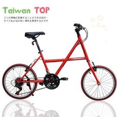 ISHOW網 Taiwan TOP SHIMANO 20吋21速 X型小徑車 小徑車