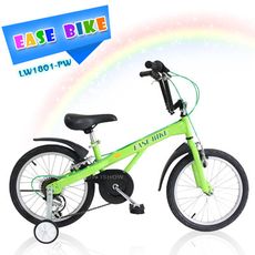 ISHOW網 EASE BIKE 18吋6速 SHIMANO 巨輪多功能休閒車 輔助輪 童車 休閒車