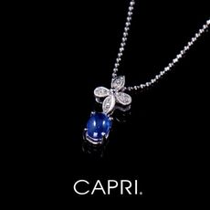 『CAPRI』925銀白K鑲CZ鑽 項鍊 《限量一個》