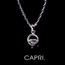 『CAPRI』925銀白K鑲CZ鑽 項鍊 《限量一個》