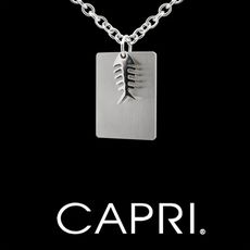 『CAPRI』魚骨316L醫療鋼 項鍊