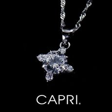 『CAPRI』925銀白K鑲CZ鑽 項鍊 《限量一個》