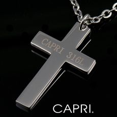 『CAPRI』316L純鋼 以馬內利 十字架 項鍊