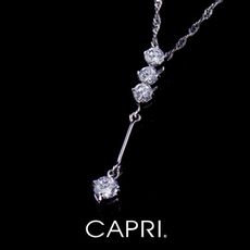 『CAPRI』925純銀鑲CZ鑽長項鍊《限量一個》