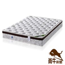 【尚牛床墊】3D透氣防蹣抗菌乳膠Q彈簧床墊-單人3尺