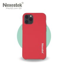 Nexestek iPhone 11Pro 原廠型手機保護殼 紅莓色