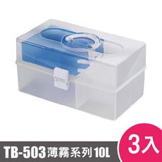 樹德SHUTER薄霧系列手提箱503型TB-503 3入