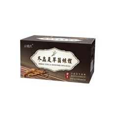 草本之家冬蟲夏草菌絲體中華被毛孢100粒X1盒