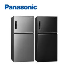 《送標準安裝》【Panasonic 國際牌】NR-B651TV-K 650L鋼板變頻雙門冰箱 晶漾黑