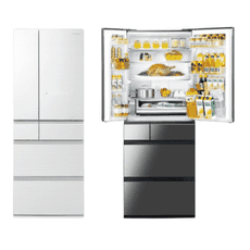 《送標準安裝》Panasonic 國際NR-F601WX-X1(鑽石黑)600公升日製鏡面六門電冰箱
