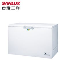 《送標準安裝》SANLUX台灣三洋 SCF-V388GE 388公升變頻臥式無霜冷凍櫃