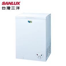 《送標準安裝》SANLUX台灣三洋 SCF-103WE 103公升臥式冷凍櫃