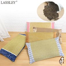 【LASSLEY】亞藤綠豆殼舒眠枕(台灣製造)