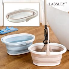 LASSLEY-矽膠摺疊水桶拖把桶
