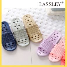 【LASSLEY】88度Q彈鏤空排水室內拖鞋/浴室拖鞋