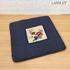 【LASSLEY】日式貼布座墊-單人沙發墊-55x55cm棉墊