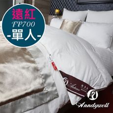 【雅帝格】買被送枕 專利遠紅外線90/10頂級冬季羽絨被 - 單人