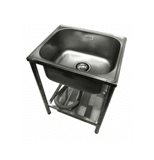 水槽【Easy_to_buy】全新 1.8尺加深不鏽鋼水槽 洗手槽 水槽  洗碗槽