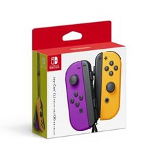 NS Switch《Joy-Con 控制器同捆組-電光紫 / 電光橙》台灣公司貨
