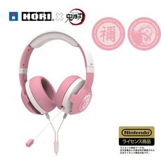 【少量現貨】HORI NS Switch《鬼滅之刃 耳罩式 耳機麥克風 竈門禰豆子》SPF-026