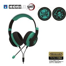 【少量現貨】HORI NS Switch《鬼滅之刃 耳罩式 耳機麥克風 竈門炭治郎》SPF-027