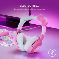Razer 雷蛇《北海巨妖 Kraken Hello Kitty 無線 藍芽耳機》特別版