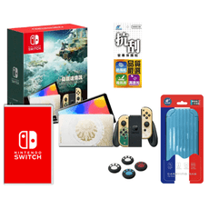 【2023特別款】NS Switch OLED主機 薩爾達傳說 王國之淚 特仕款【GAME休閒館】