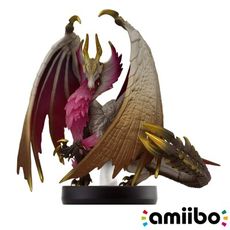 NS Switch Amiibo 玩偶 公仔《魔物獵人 崛起：破曉系列 爵銀龍》