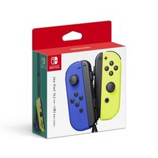NS Switch 《Joy-Con 控制器同捆組-藍 / 電光黃》台灣公司貨