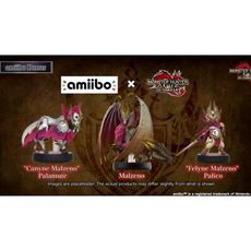 NS Switch Amiibo《魔物獵人 崛起：破曉系列 爵銀龍＋隨從加爾克＋艾路》