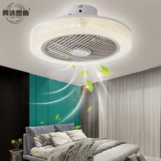 XINGMU興沐燈飾 臥室LED智能冷暖兩用風扇燈 壁掛暖風機暖氣扇 XM378