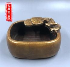 仿古黃銅筆洗