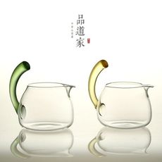 品道家耐熱加厚玻璃公道杯 公杯分茶器 茶道配件功夫茶具茶海1入