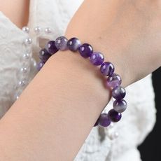 天然夢幻紫水晶手鍊單圈 時尚(漸變)紫水晶手鍊