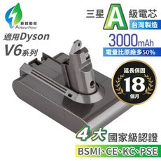 dyson V6 SV03 SV07 SV09 吸塵器通用電池 (台灣製造) 18個月保固