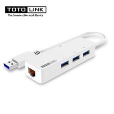 totolink u1003 usb3.0轉rj45 gigabit外接網路卡集線器 [富廉網]