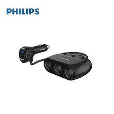 philips飛利浦 一轉三點煙器車充 dlp2019 [富廉網]
