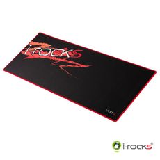 【i-Rocks】艾芮克 IRC20 紅色 ROCK系列 大尺寸滑鼠墊 [富廉網]