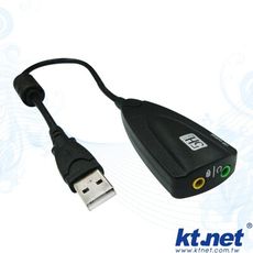 【KTNET】KTCAUPD572 USB 7.1音效卡(含線) [富廉網]