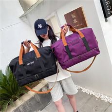 【免運】日系手提大容量旅行袋(防潑水 旅行包 行李袋 登機包 收納袋 運動包)