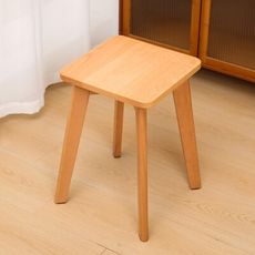 【AOTTO】現代簡約質感櫸木餐椅(餐椅 椅凳 化妝椅)