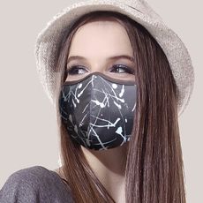 SGS檢驗合格【Hikari 日光生活】MIT吸濕排汗竹炭紗立體口罩