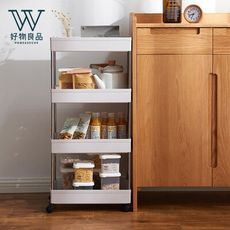 【好物良品】北歐落地置物多層移動儲物收納架-三層 D20-1