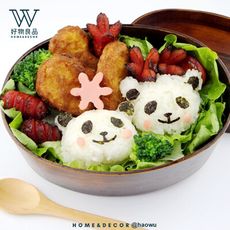 【好物良品】日本DIY可愛熊貓飯糰便當海苔壓花器造型壽司模具