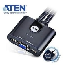 ATEN CS22U 2埠 USB KVM多電腦切換器 (按鍵切換,non-HotKey)